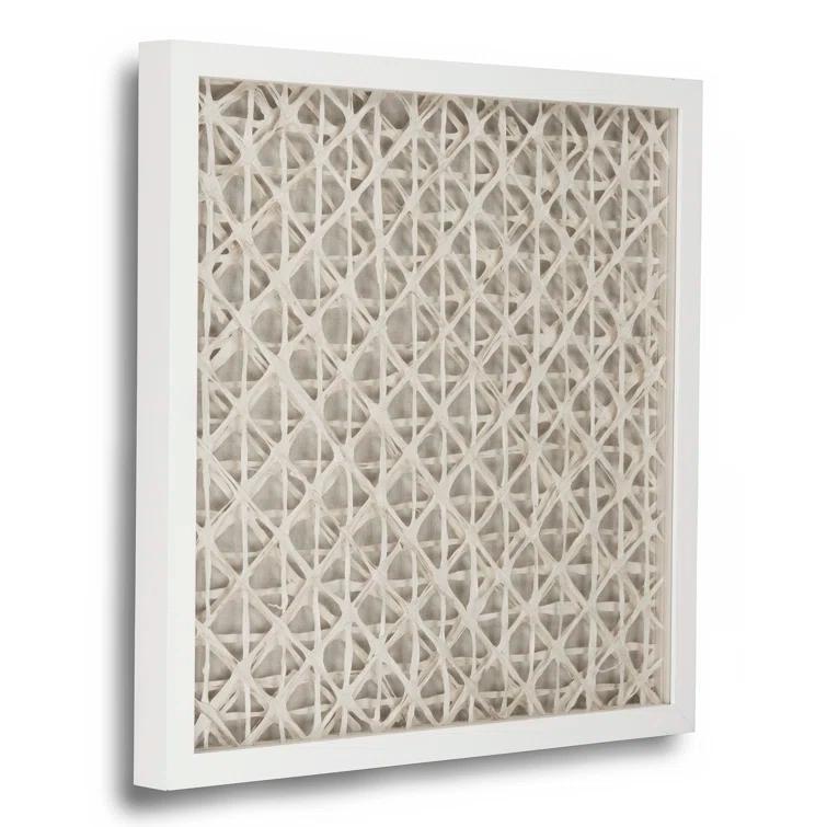 Abstract Paper Framed Art