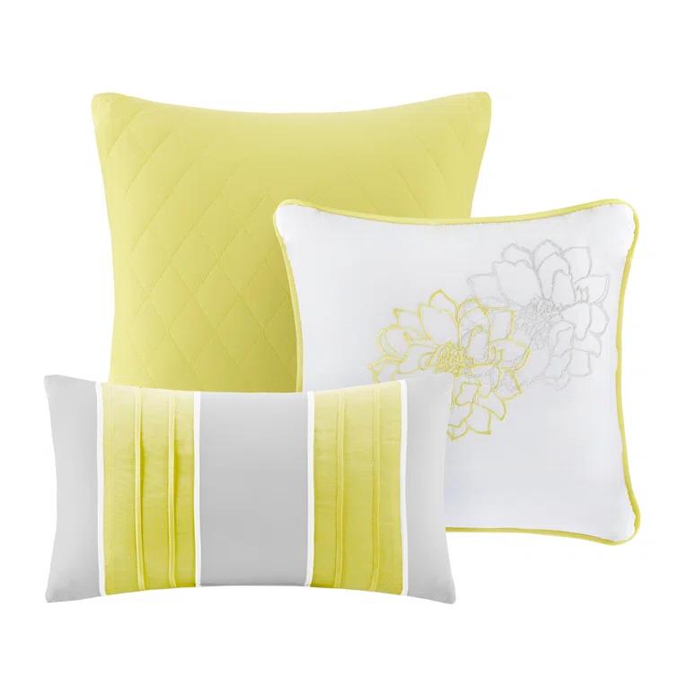 Lola 7 Piece Floral Cotton Comforter Set