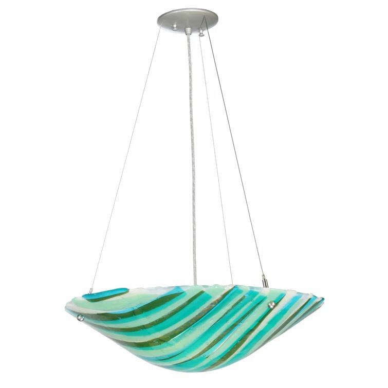2 - Light Nickel Single Pendant