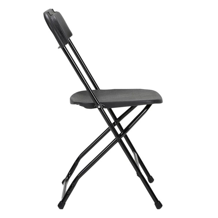 ZOWN Premium Commercial Plastic Stacking, Indoor/Outdoor Folding Chair