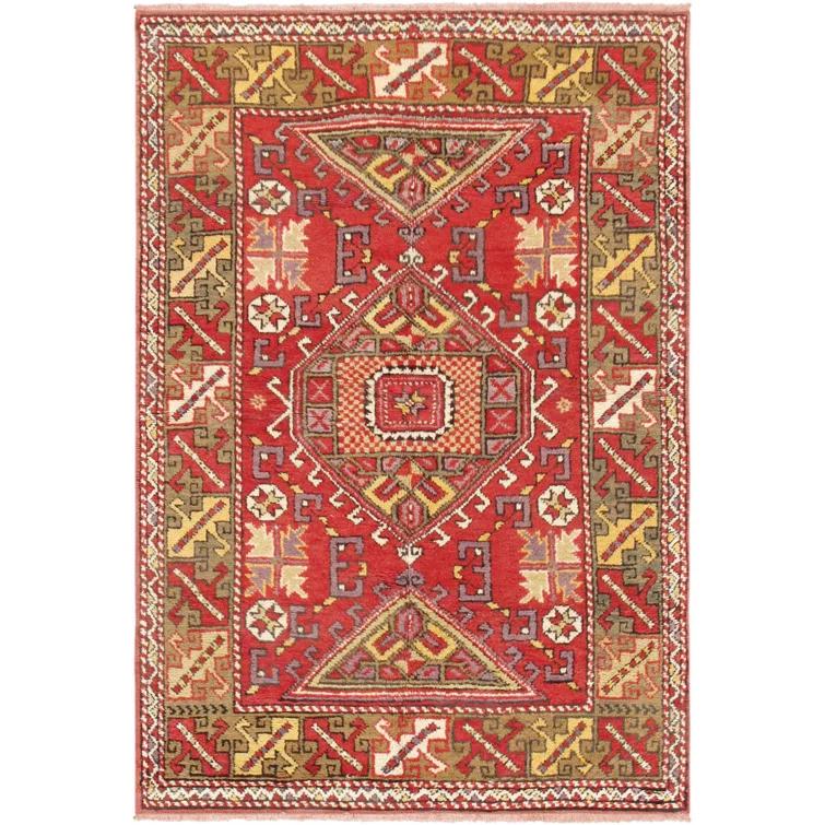 Pasargad One-of-a-Kind 4'1" X 6' 2010s Wool Area Rug in