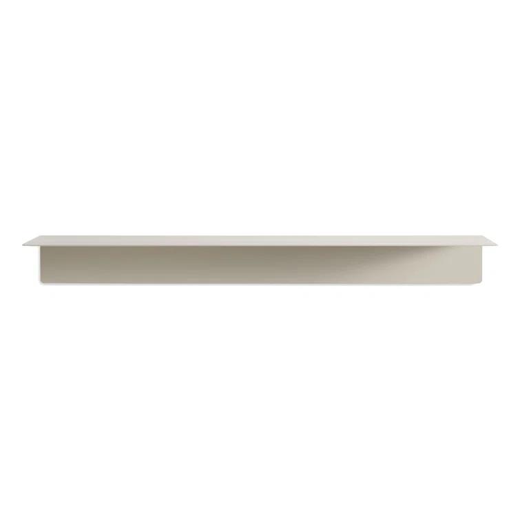 Minimalist Putty Steel Welf Large Wall Shelf, 40" W