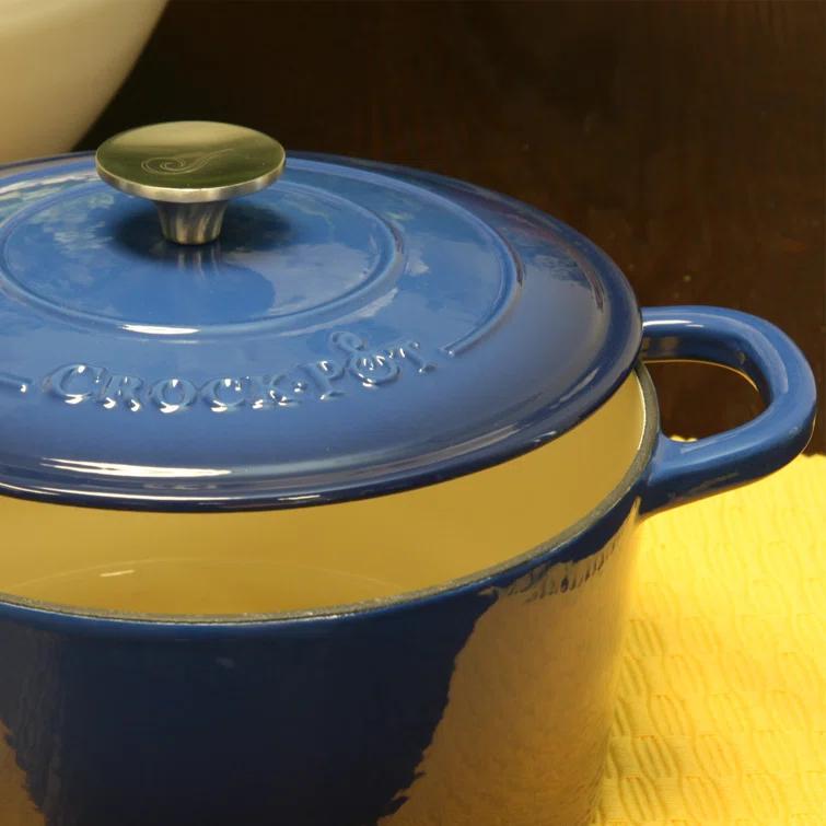 Crock-pot Artisan Cast Iron Round Dutch Oven