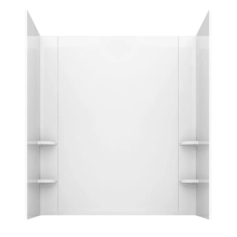 60'' x 30'' Walk-in Whirlpool Fiberglass Bathtub with Faucet