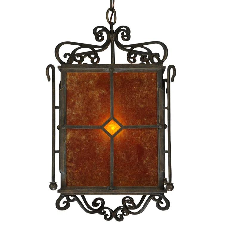Standford 1 - Light Black Hills Gold Lantern Pendant