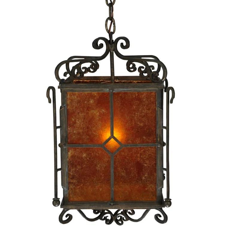 Standford 1 - Light Black Hills Gold Lantern Pendant