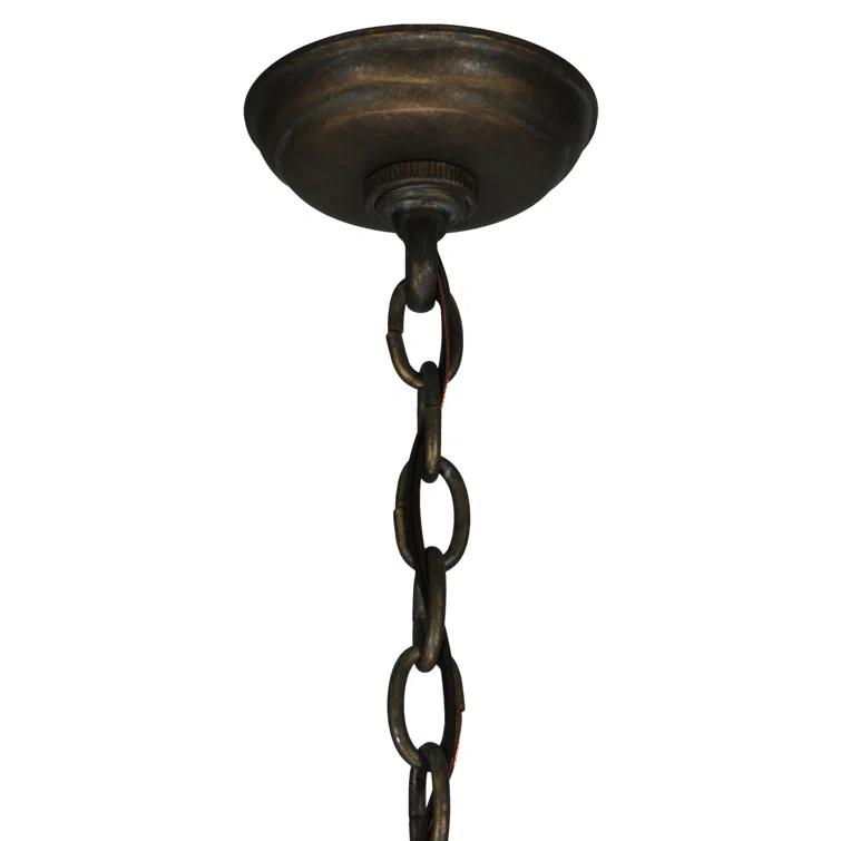 Standford 1 - Light Black Hills Gold Lantern Pendant