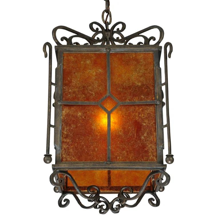 Standford 1 - Light Black Hills Gold Lantern Pendant
