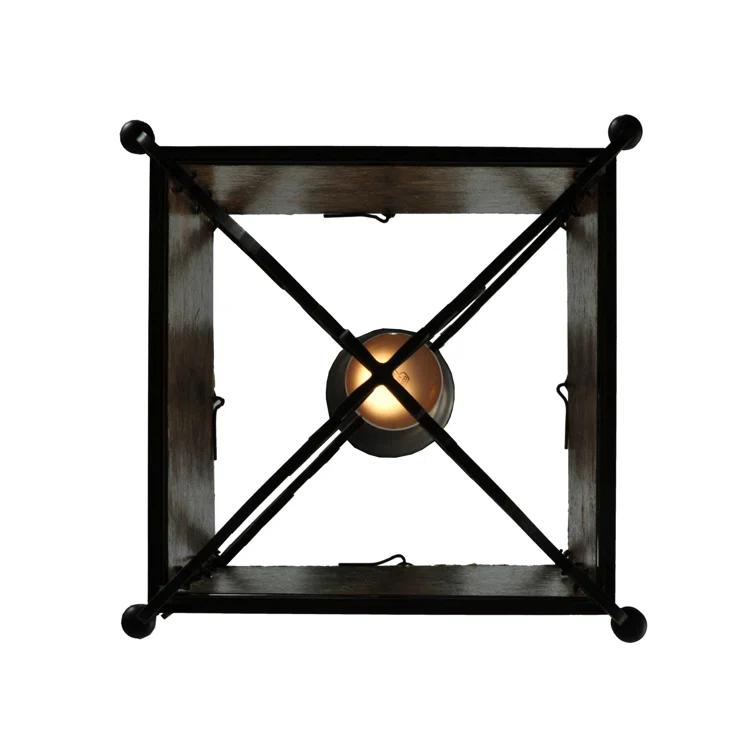 Standford 1 - Light Black Hills Gold Lantern Pendant