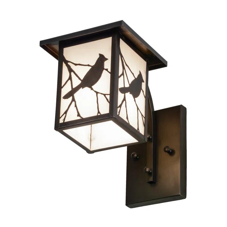 Meyda Lighting Rustic Lodge Solid Brass Wall Light