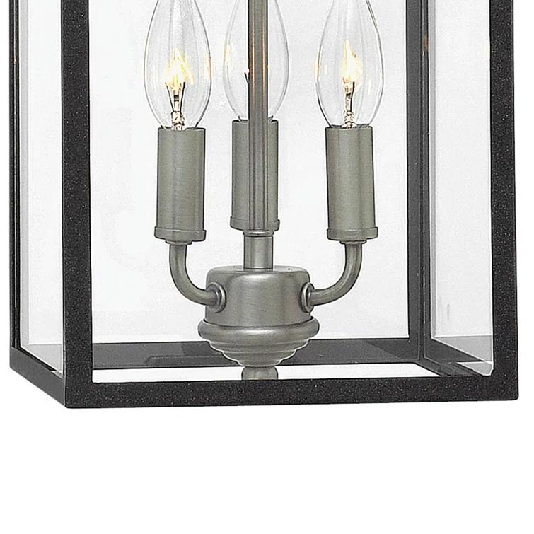 Clarendon 3 - Light Lantern Rectangle Pendant