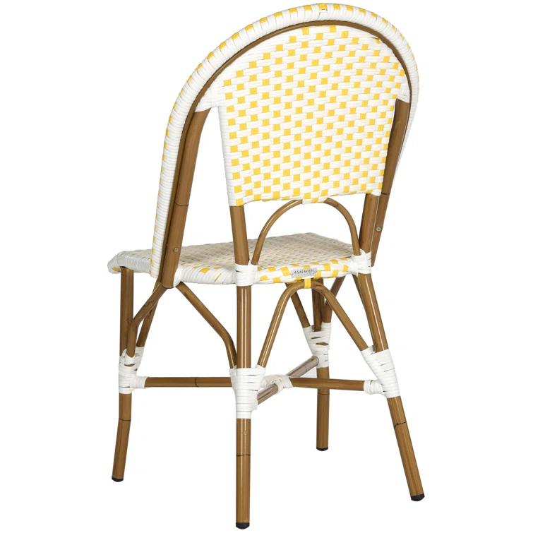 Casidy Polyethylene (PE) Wicker Wicker Outdoor Dining Side Chair