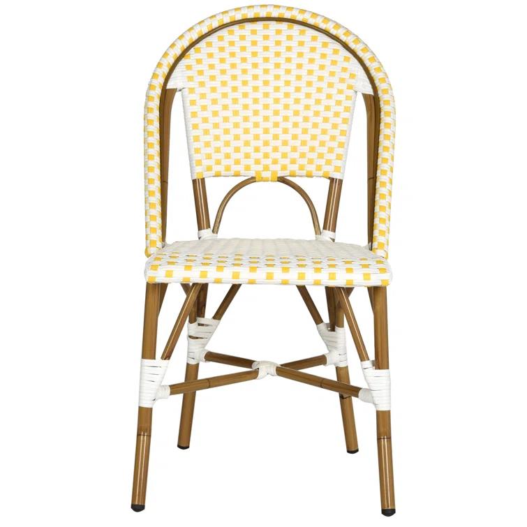 Casidy Polyethylene (PE) Wicker Wicker Outdoor Dining Side Chair