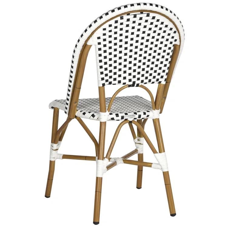 Casidy Polyethylene (PE) Wicker Wicker Outdoor Dining Side Chair