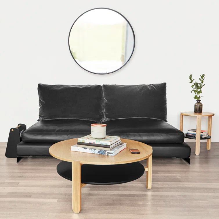 Hub Rubber Round Mirror