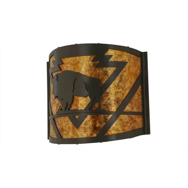 Steel Flush Mounted Sconce
