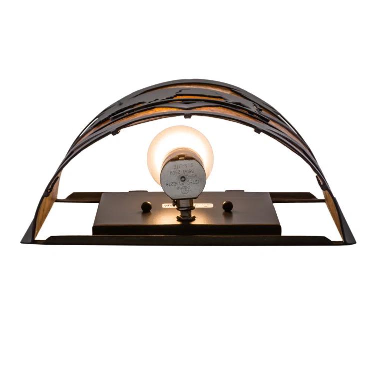 Steel Flush Mounted Sconce
