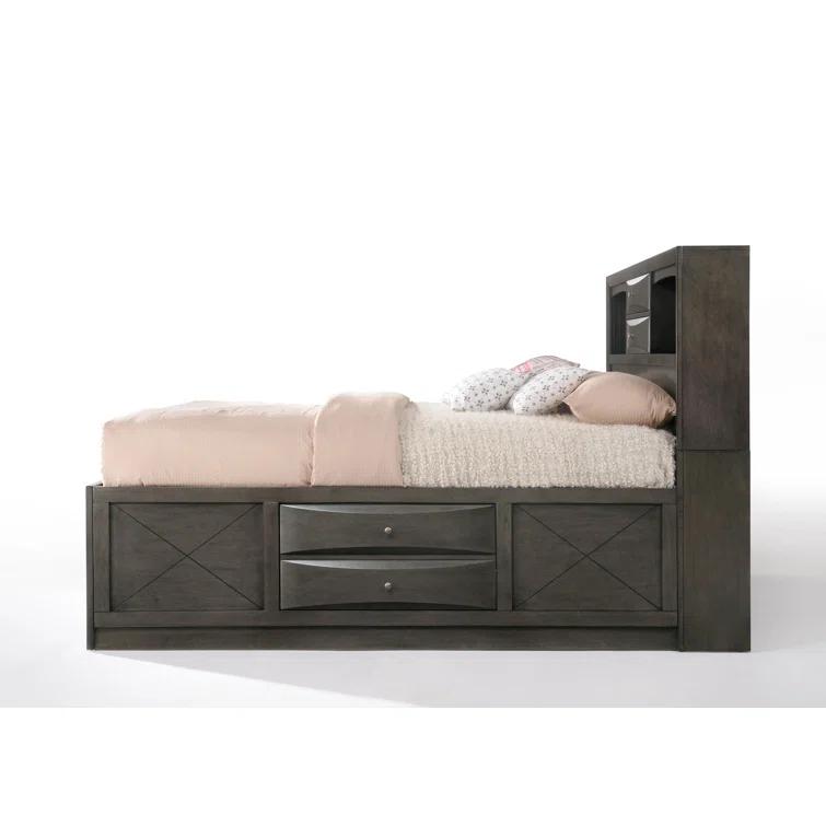 Wildon Home® Elyne Bookcase Storage Bed