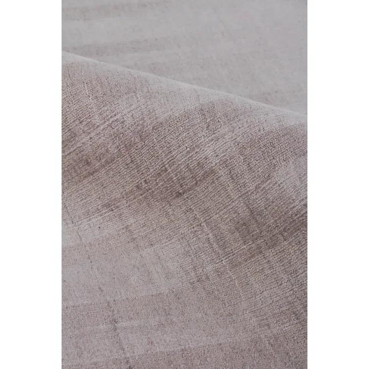 Robin Hand Loomed Striped Area Rug in Taupe/Gray