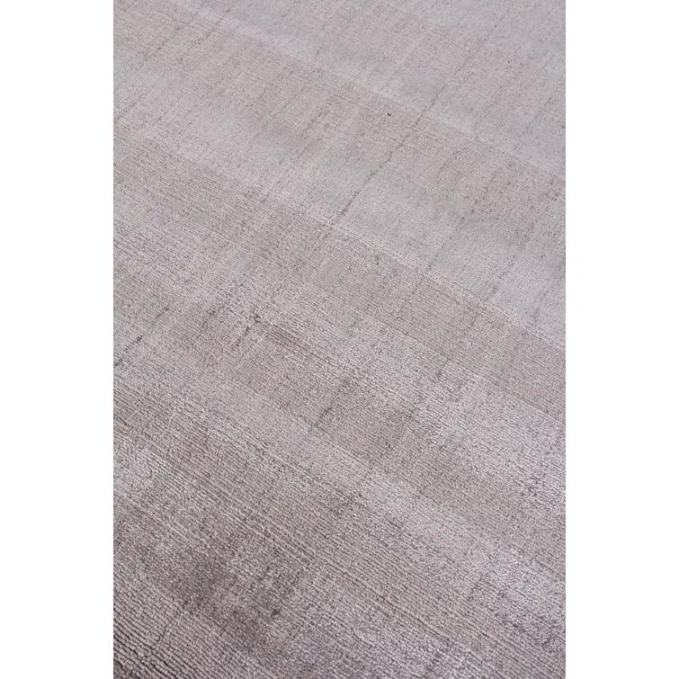 Robin Hand Loomed Striped Area Rug in Taupe/Gray