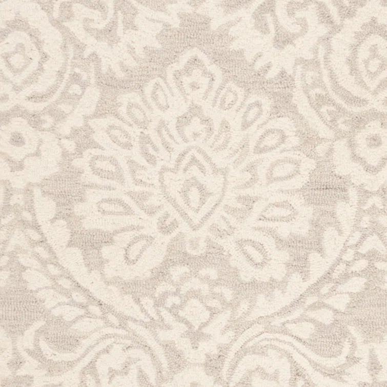 Tansy Wool Silver / Ivory Rug