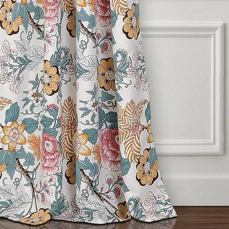 Lush Decor Polyester Room Darkening Curtain Pair (Set of 2)