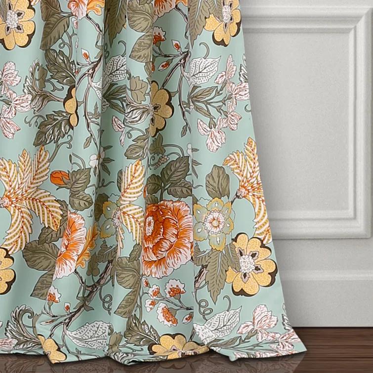 Lush Decor Polyester Room Darkening Curtain Pair (Set of 2)