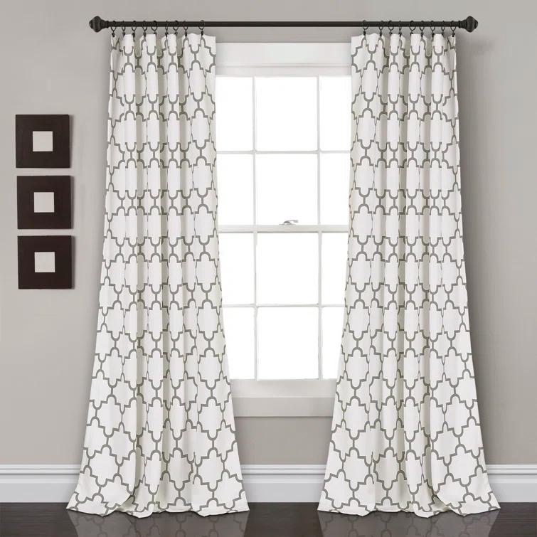 Lush Decor Polyester Room Darkening Curtain Pair (Set of 2)
