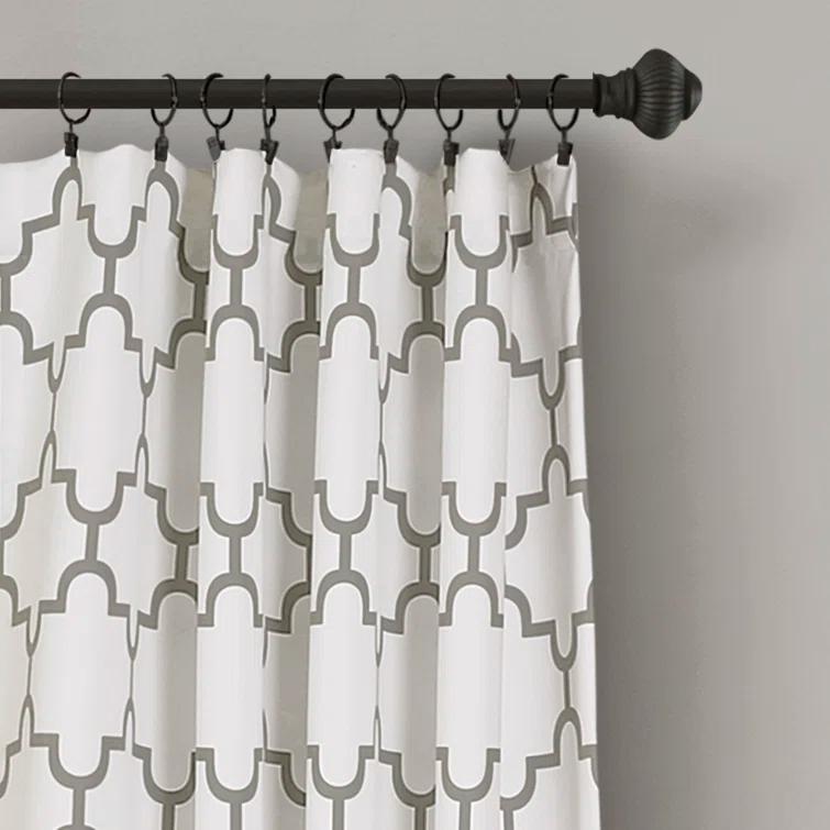 Lush Decor Polyester Room Darkening Curtain Pair (Set of 2)