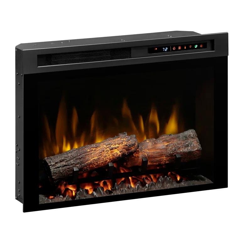 Dimplex Nova Multi-Fire XHD Plug-In Electric Fireplace Insert with Realistic Logs - 1000 SQ FT, Ceramic Heater