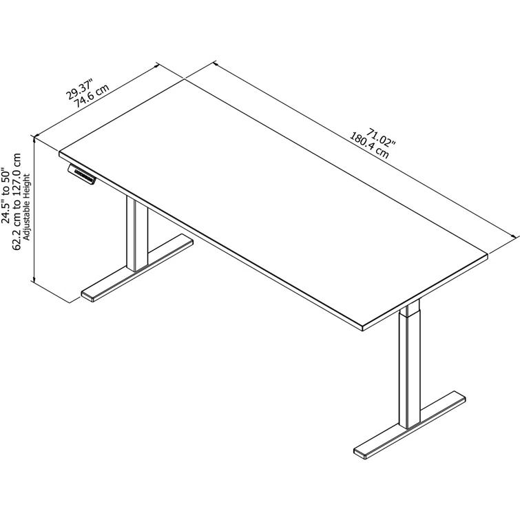 Move 60 Series Adjustable Metal Base Standing Desk