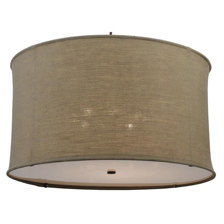 Elegant Bronze 8-Light LED Chandelier for Indoor/Outdoor Use