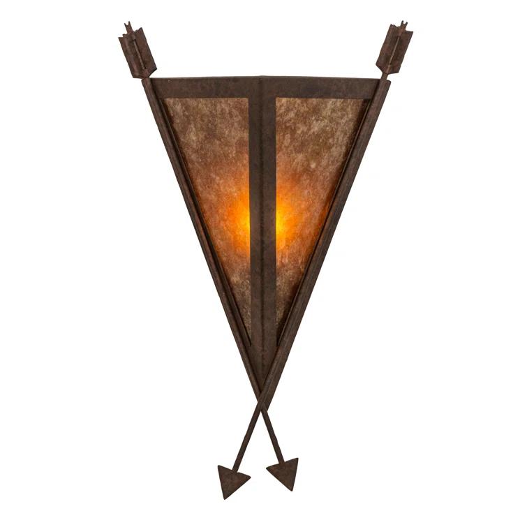 Desert Arrow Flush Mounted Sconce
