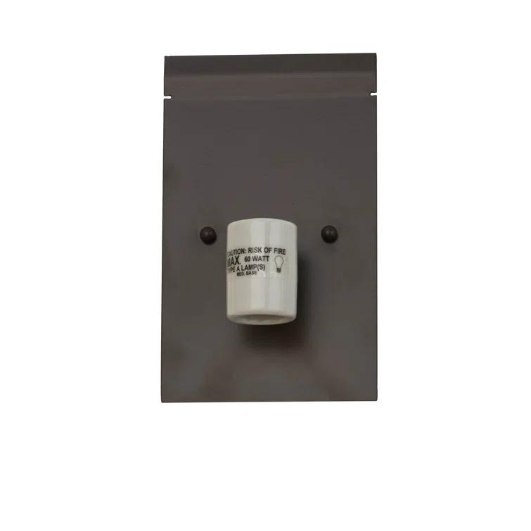 Rustic Lodge Flush Mounted Sconce