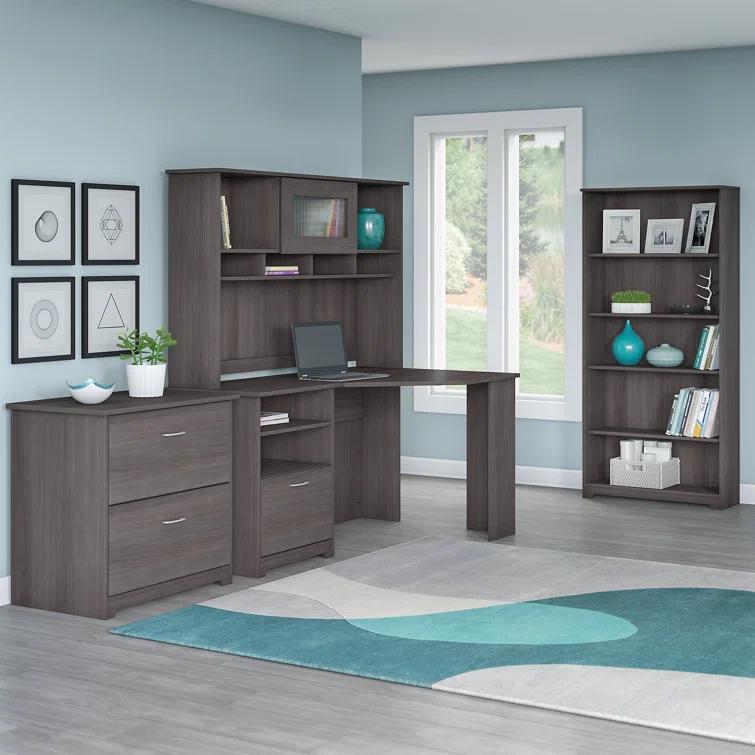 Shelonda 5 Shelf 66" Standard Bookcase
