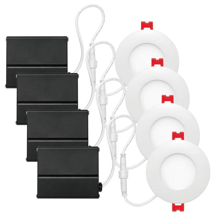 Ultra Slim 3'' Dimmable Air-Tight IC Rated Recessed Lighting Kit