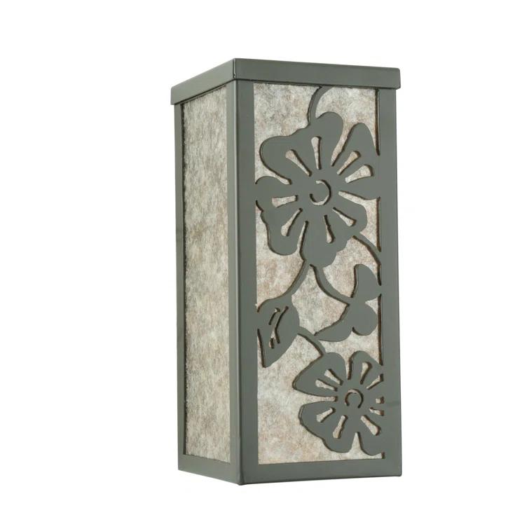 Rustic Lodge Flush Mounted Sconce