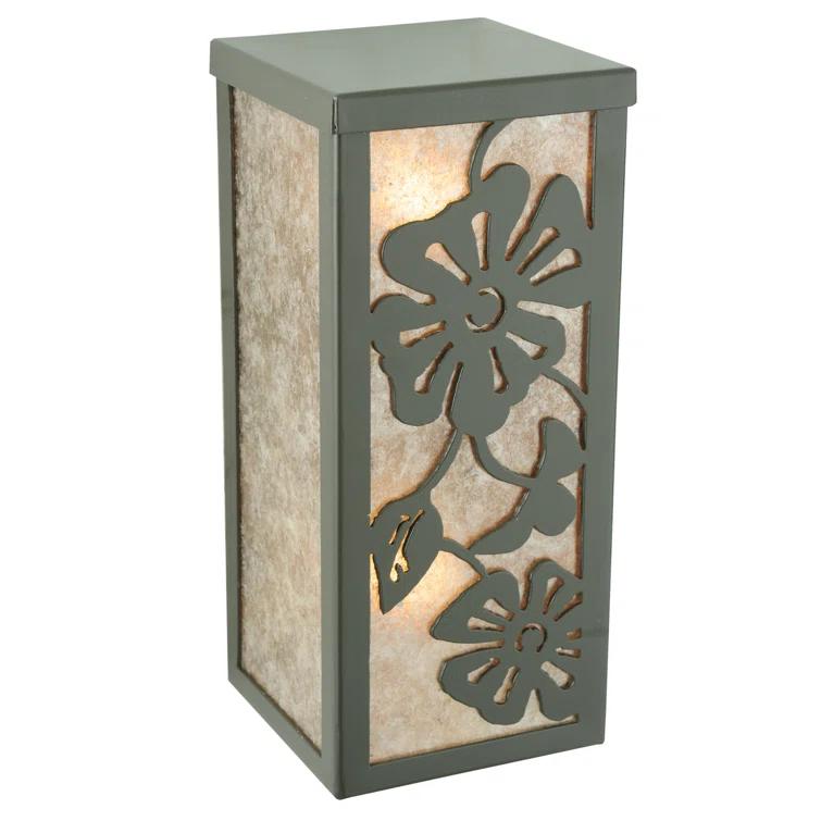 Rustic Lodge Flush Mounted Sconce
