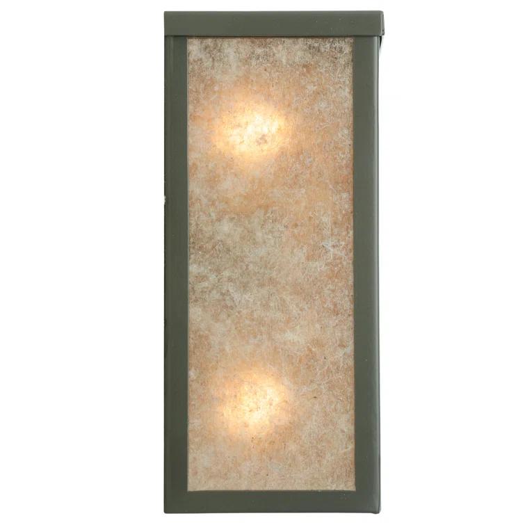 Rustic Lodge Flush Mounted Sconce