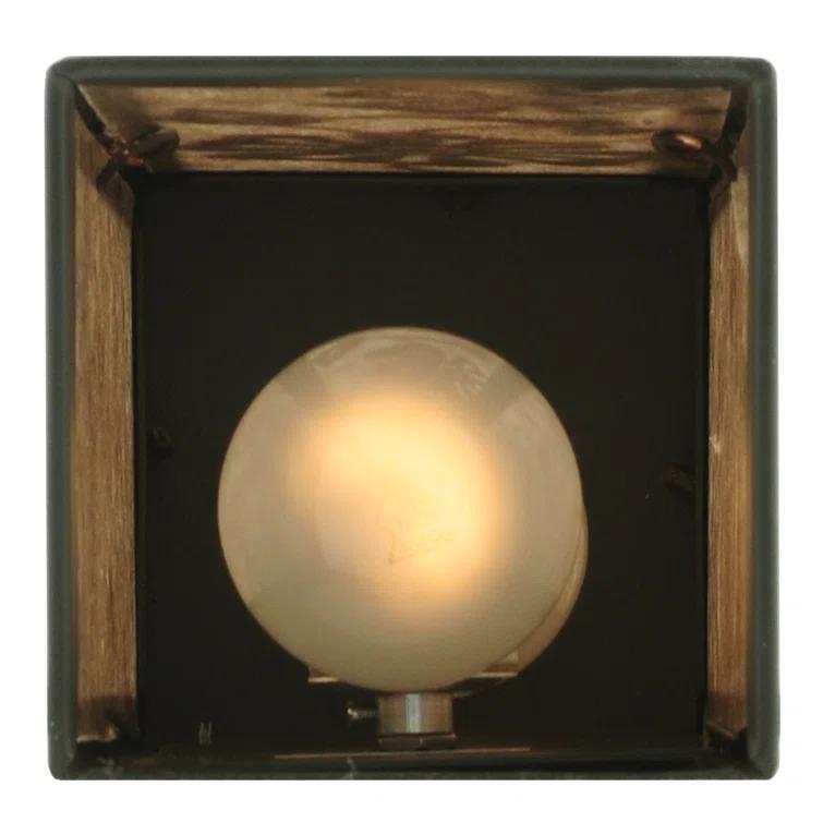 Rustic Lodge Flush Mounted Sconce
