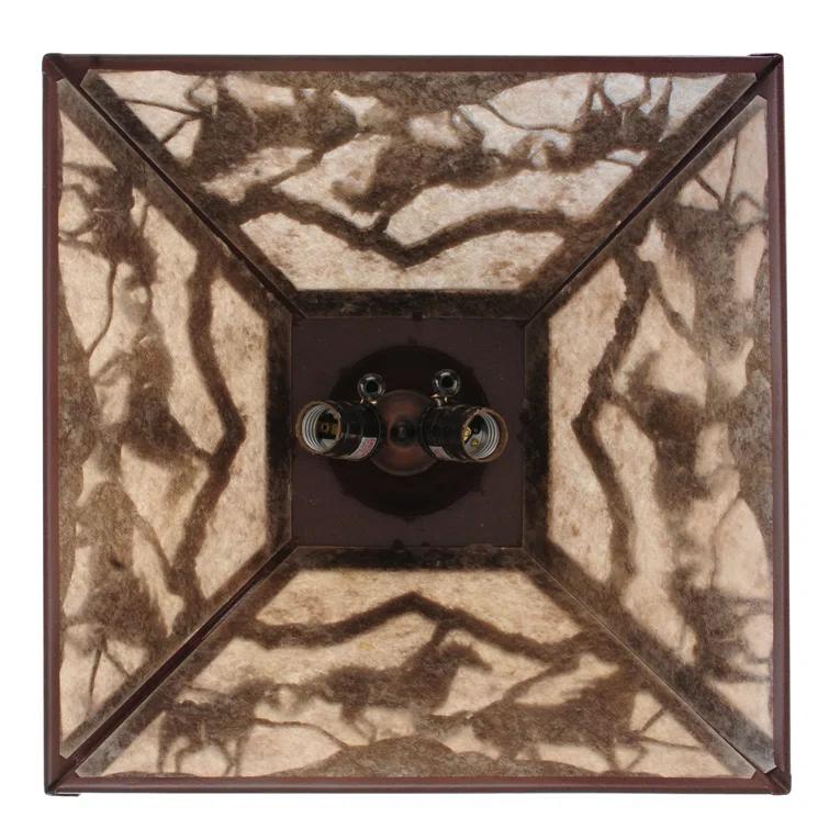 Rustic Lodge 2 - Light Rust Single Pendant