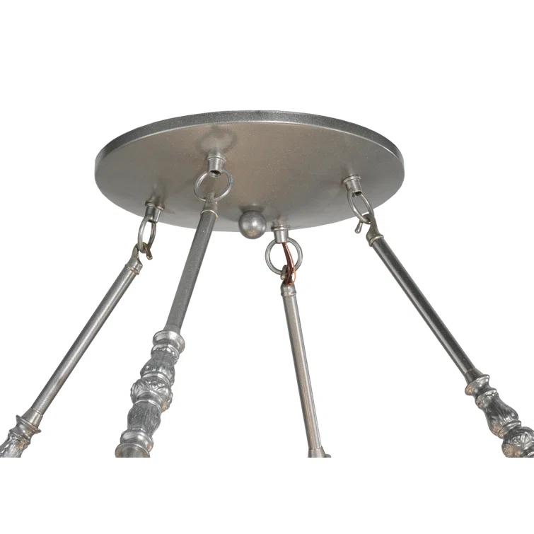 4 - Light Nickel Unique/Statement Pendant