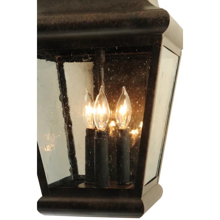Rustic Lodge Solid Brass Wall Light