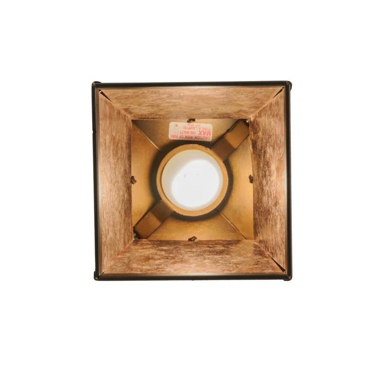 Meyda Lighting 1 - Light Antique Copper Lantern Pendant