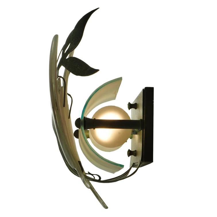 Rustic Lodge Flush Mounted Sconce