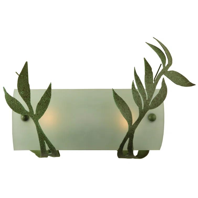 Rustic Lodge Flush Mounted Sconce