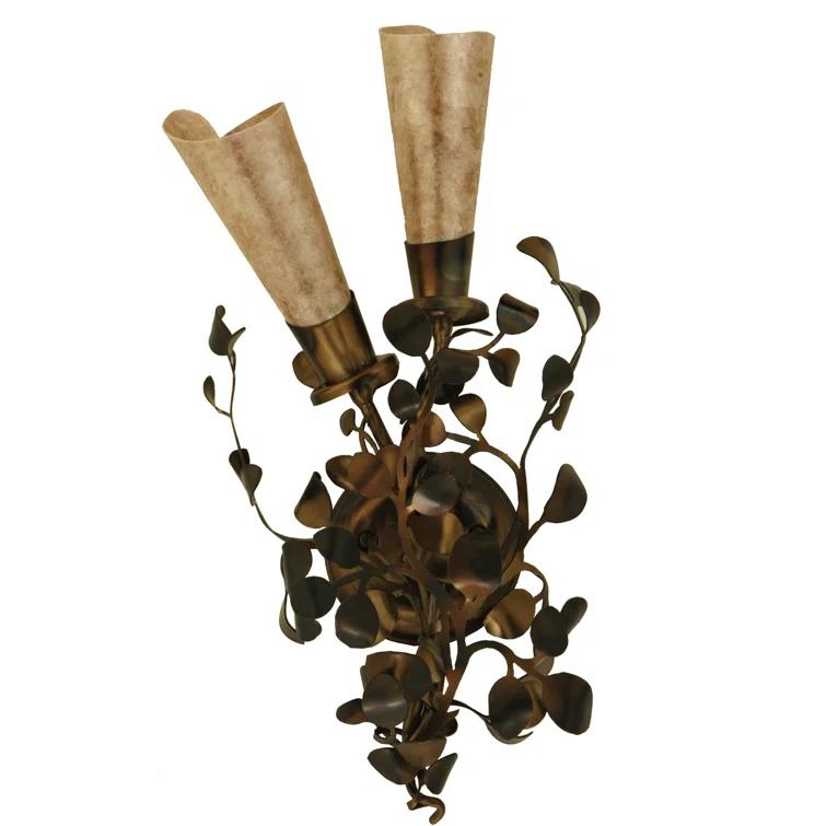 Rustic Lodge Armed Sconce