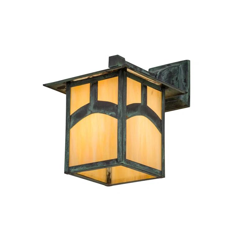 Rustic Lodge Solid Brass Wall Light