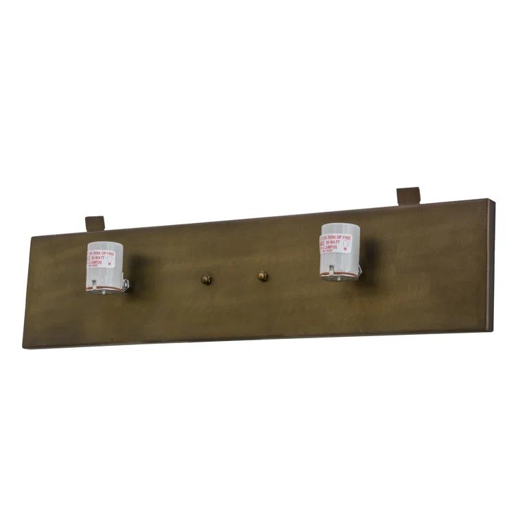 Rustic Lodge Flush Mounted Sconce