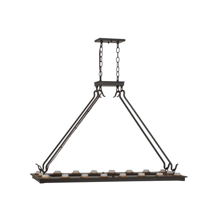 18 - Light Timeless Bronze Kitchen Island Pendant